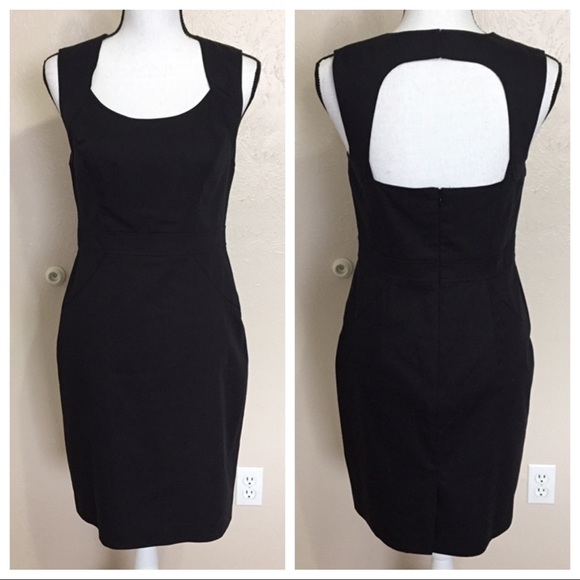 Ann Taylor Dresses & Skirts - Ann Taylor Black Open Back Sheath Dress